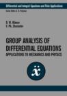 Group-Theoretic Methods in Mechanics and Applied Mathematics - Book