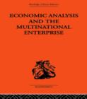 Economic Analysis and Multinational Enterprise - Book