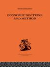 Economic Doctrine and Method - Book