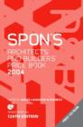 Spon's Architects' and Builders' Price Book 2004 - Book