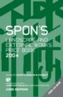 Spon's Landscape and External Works Price Book 2004 - Book