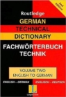 German Technical Dictionary (Volume 2) - Book