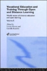 Vocational Education and Training through Open and Distance Learning : World review of distance education and open learning Volume 5 - Book