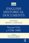 English Historical Documents 1558-1603 - Book