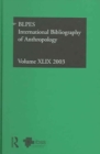 IBSS: Anthropology: 2003 Vol.49 - Book