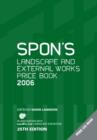 Spon's Landscape and External Works Price Book - Book