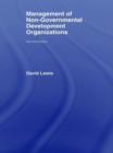 The Management of Non-Governmental Development Organizations - Book