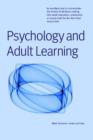 Psychology and Adult Learning - Book