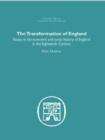 The Transformation of England : Essays in the Economics and Social History of England in the Eighteenth Century - Book