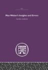 Max Weber's Insights and Errors - Book