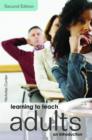 Learning to Teach Adults : An Introduction - Book