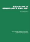 Education in Renaissance England - Book