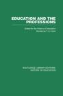 Education and the Professions - Book