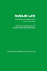 Muslim Law : An Historical Introduction to the Law of Inheritance - Book