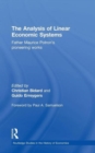 The Analysis of Linear Economic Systems : Father Maurice Potron’s Pioneering Works - Book