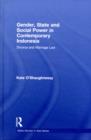 Gender, State and Social Power in Contemporary Indonesia : Divorce and Marriage Law - Book