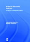 Political Discourse Analysis : A Method for Advanced Students - Book
