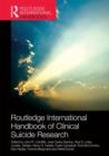 Routledge International Handbook of Clinical Suicide Research - Book