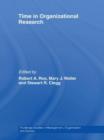 Time in Organizational Research - Book