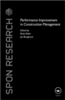 Performance Improvement in Construction Management - Book