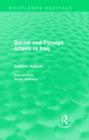 Social and Foreign Affairs in Iraq (Routledge Revivals) - Book