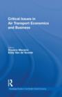 Critical Issues in Air Transport Economics and Business - Book