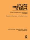 Aid and Inequality in Kenya : British Development Assistance to Kenya - Book