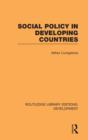 Social Policy in Developing Countries - Book