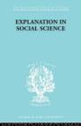 Explanation in Social Science - Book
