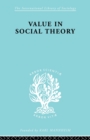 Value in Social Theory - Book