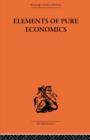 Elements of Pure Economics - Book