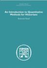 An Introduction to Quantitative Methods for Historians - Book