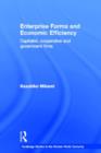 Enterprise Forms and Economic Efficiency : Capitalist, Cooperative and Government Firms - Book