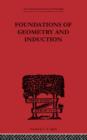 Foundations of Geometry and Induction - Book