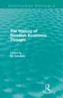 The History of Swedish Economic Thought - Book
