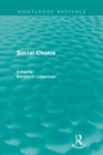 Social Choice (Routledge Revivals) - Book