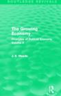 The Growing Economy (Routledge Revivals) : Principles of Political Economy Volume II - Book