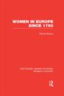 Women in Europe since 1750 - Book