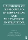 Handbook of Response to Intervention and Multi-Tiered Systems of Support - Book