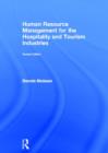 Human Resource Management for the Hospitality and Tourism Industries - Book