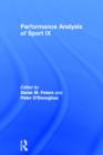 Performance Analysis of Sport IX - Book