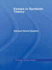 Essays in Syntactic Theory - Book