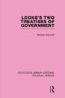 Locke's Two Treatises of Government (Routledge Library Editions: Political Science Volume 17) - Book
