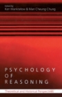 Psychology of Reasoning : Theoretical and Historical Perspectives - Book