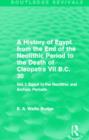 A History of Egypt from the End of the Neolithic Period to the Death of Cleopatra VII B.C. 30 (Routledge Revivals) : Vol. I: Egypt in the Neolithic and Archaic Periods - Book