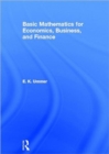 Basic Mathematics for Economics, Business and Finance - Book
