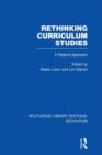 Rethinking Curriculum Studies - Book