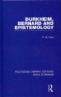 RLE: Emile Durkheim: 4-Volume Set - Book