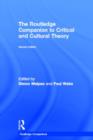 The Routledge Companion to Critical and Cultural Theory - Book