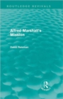 Alfred Marshall's Mission (Routledge Revivals) - Book